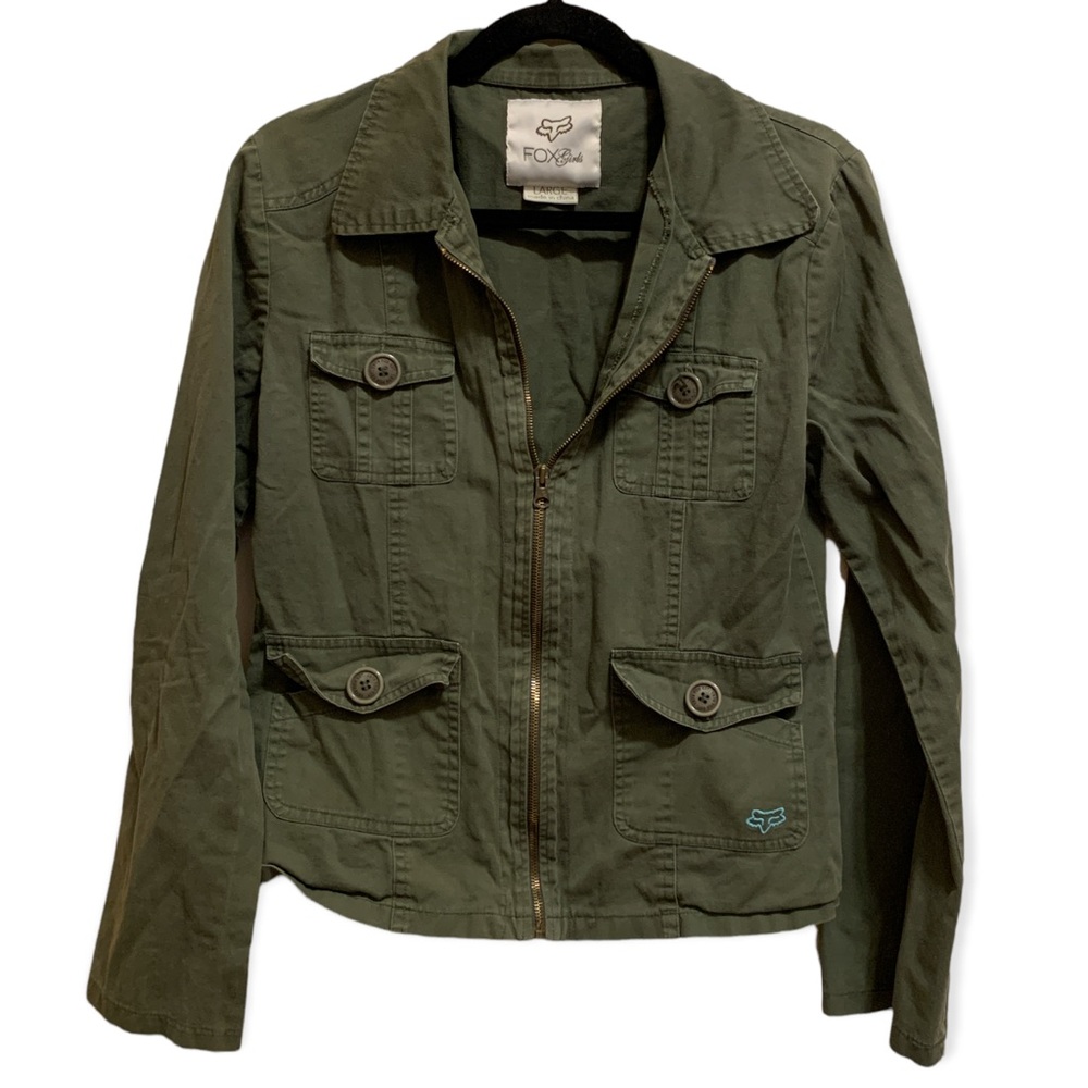 Fox girls jacket size large
